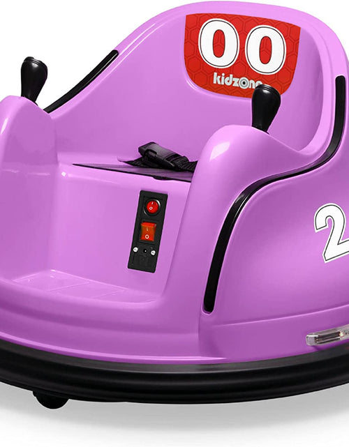 Load image into Gallery viewer, 6V Electric Ride on Bumper Car for Kids &amp; Toddlers 1.5-6 Years Old, DIY Sticker Baby Bumping Toy Gifts W/Remote Control, LED Lights &amp; 360 Degree Spin, ASTM Certified
