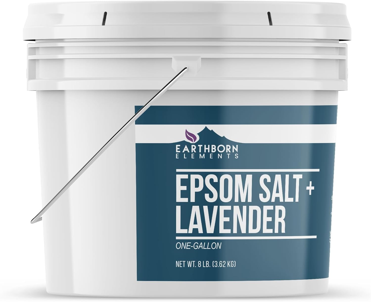 Lavender Epsom Salt, Infused with Essential Oil, Always Pure (1 Gallon)