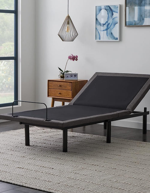 Load image into Gallery viewer, L600 Adjustable Bed Base Frame - Twin XL - Zero Gravity - Bluetooth - Companion App - Head and Foot Incline - Interactive Dual Massage - under Bed Lighting - Wireless Remote - Dual USB Ports

