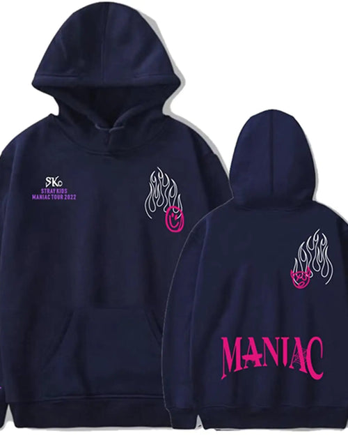 Load image into Gallery viewer, KPOP Straykids Hoodies MANIAC Concert Sweater Jisung Felix Hyunjin Merch Pullover for Women
