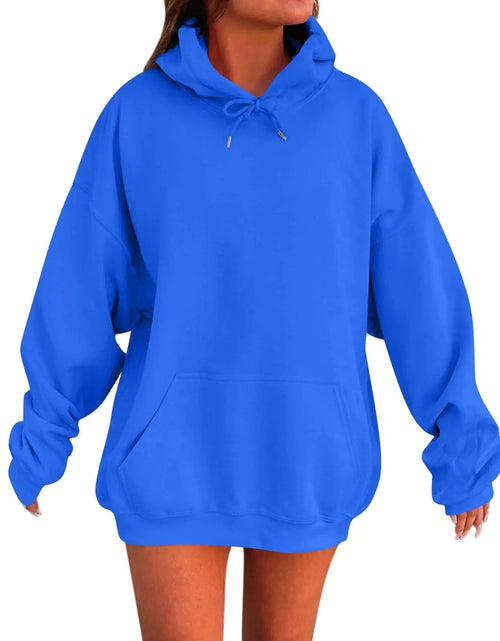 Load image into Gallery viewer, Zip Up Hoodie Women Womens Hoodies Plus Size Loose Fit Pullover Crewneck Sweatshirts Women Cute Dressy Long Sleeve Tops Casual Lilac Hoodie Bella Canvas Hoodie Basic Hoodies Cute Sweatshirts for Women
