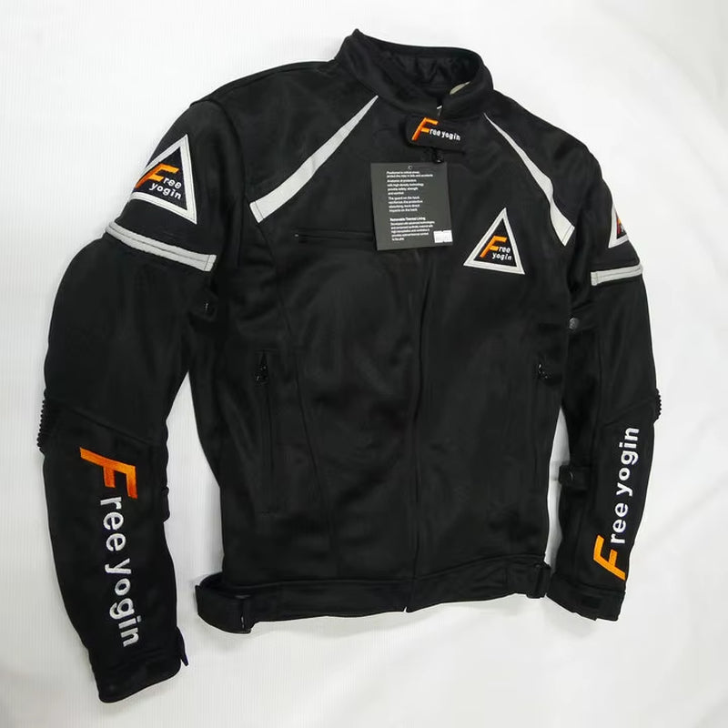 Summer Motorcycle Riding Clothing Men'S Motorcycle Mesh Thin Breathable Racing Clothing Knight Clothing Fall Prevention Clothing