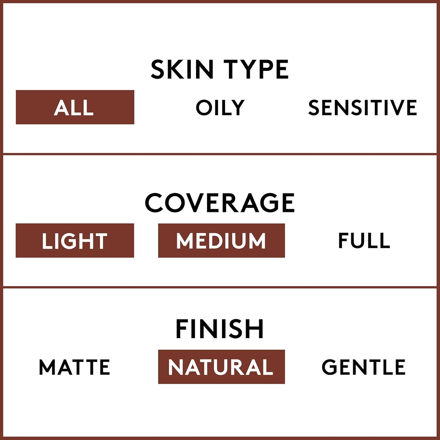 , Clean Makeup Foundation, Natural Beige, 1 Oz, 1 Count (Packaging May Vary)