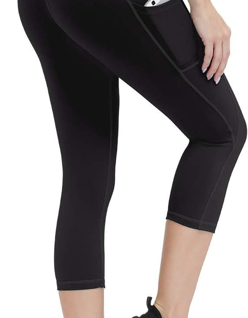 Load image into Gallery viewer, Anti-Nail Leggings for Women, Non-See-Through Yoga Pants with Phone Pockets, Tummy Control Full-Length/Capri Tights
