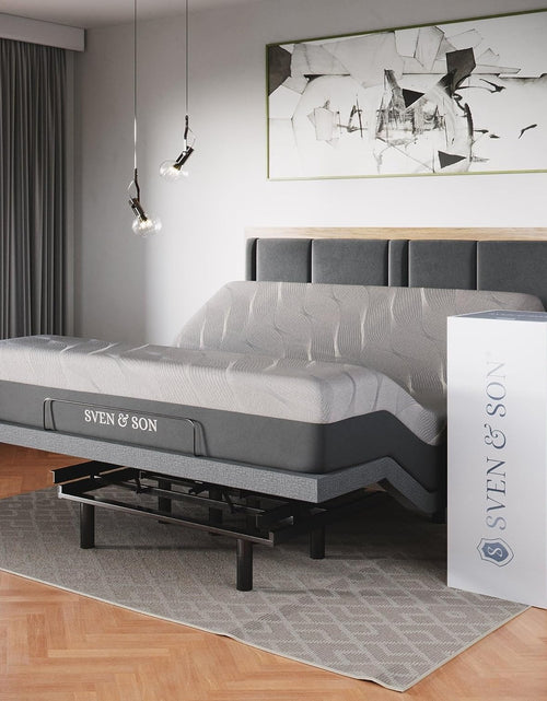 Load image into Gallery viewer, Classic Adjustable Bed Base, Head and Foot Lift, Massage, Under-Bed Lights, USB, Gel Memory, Zero Gravity Smart Frame - King + 14 Inch Hybrid Spring Matt (Medium Soft)
