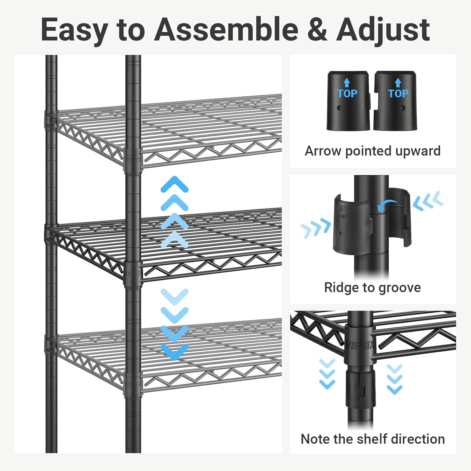 V5 Portable Closet Wardrobe Heavy Duty Clothes Rack, Freestanding Clothing Racks with 4 Hang Rods & 8 Shelves, Adjustable Custom Closet Racks, 68.9" L X 15.7" W X 76.4" H, Max Load 800LBS, White