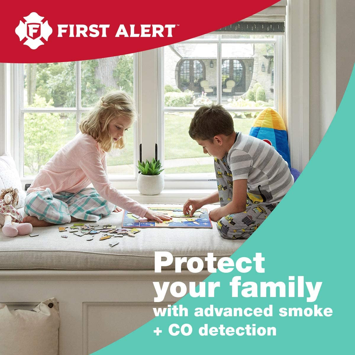 BRK SC7010B-3 Hardwired Smoke and Carbon Monoxide (CO) Detector with Battery Backup, 3-Pack