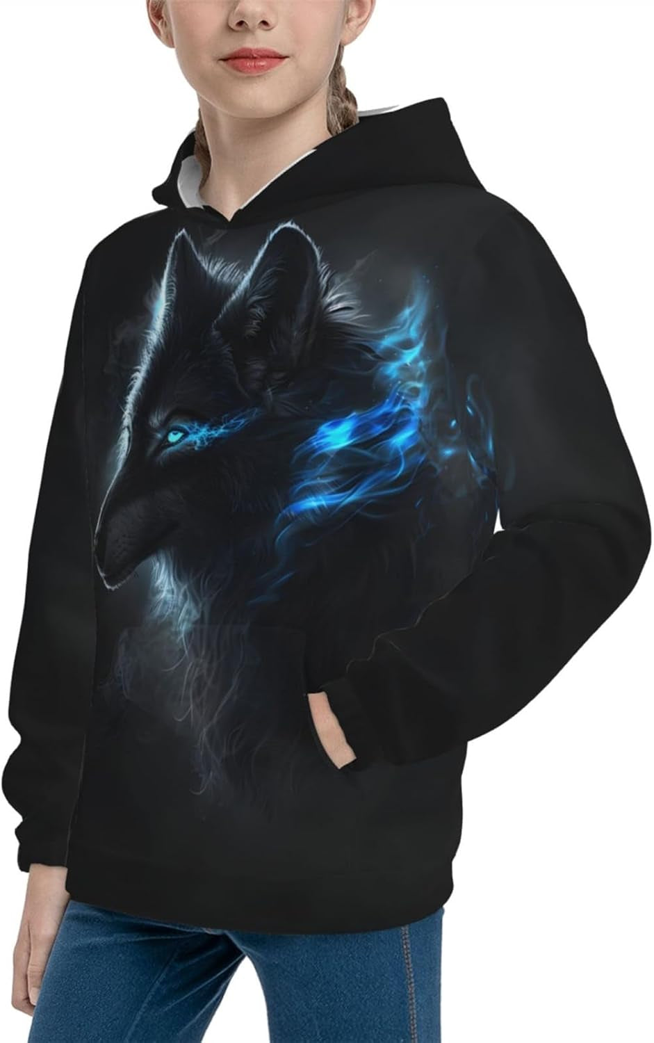 Kids Novelty 3D Printed Sweatshirt Girl Boy Galaxy Pullover Hoodies