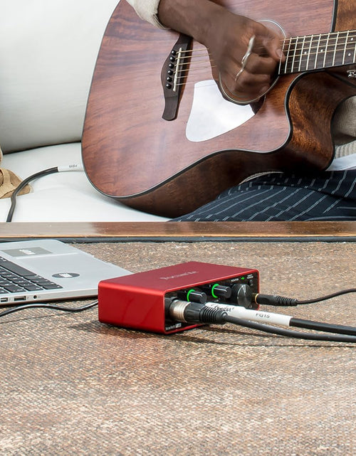 Load image into Gallery viewer, Scarlett Solo Studio 3Rd Gen USB Audio Interface Bundle for the Guitarist, Vocalist or Producer with Condenser Microphone and Headphones for Recording, Songwriting, Streaming and Podcasting
