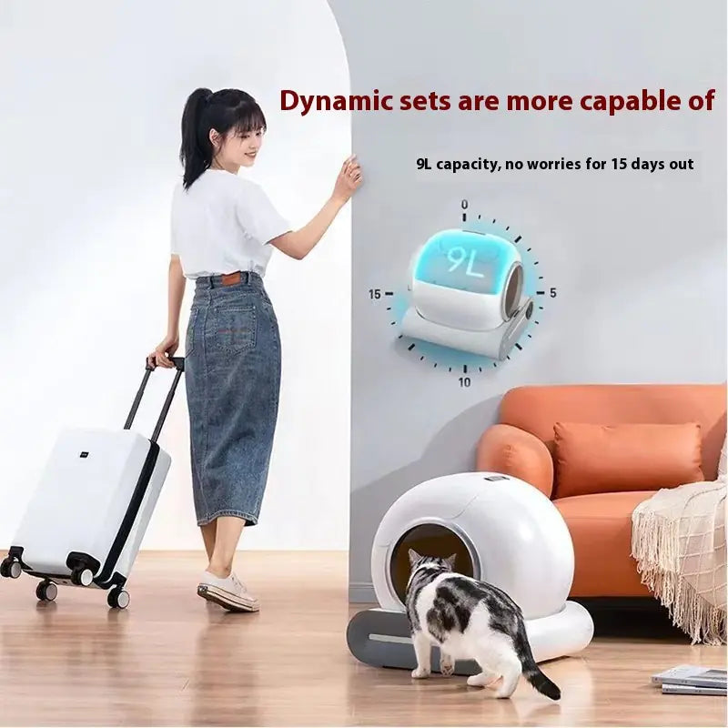 Automatic Smart Litter Box for Cats