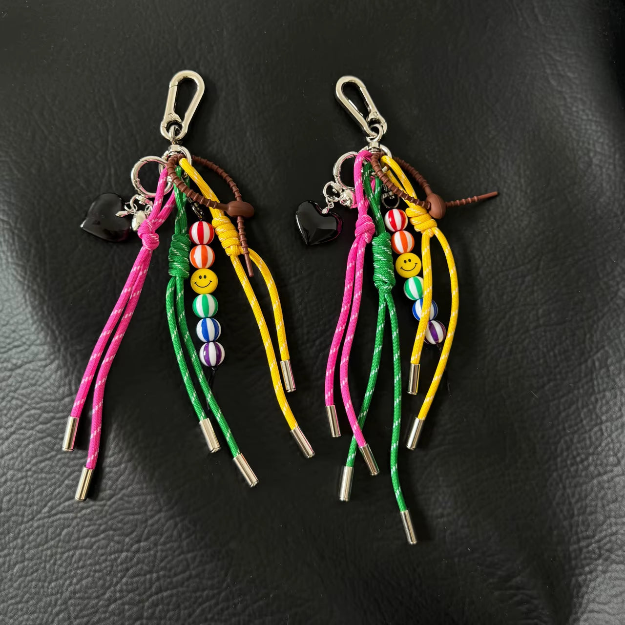 Handmade High-End Baseball Bag Charm Keychain Original Wind Chime Design for Sister Premium Customizable Promotional Carabiner