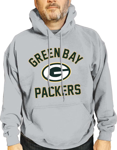 Load image into Gallery viewer, NFL Adult Gameday Hooded Sweatshirt - Poly Fleece Cotton Blend - Stay Warm and Represent Your Team in Style
