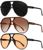3pcak-black+leopard/Brown+black/Orange / polychrome