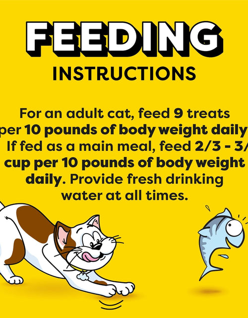 Load image into Gallery viewer, Jumbo Stuff Crunchy and Soft Cat Treats Tempting Tuna Flavor, (10) 5.3 Oz. Pouches
