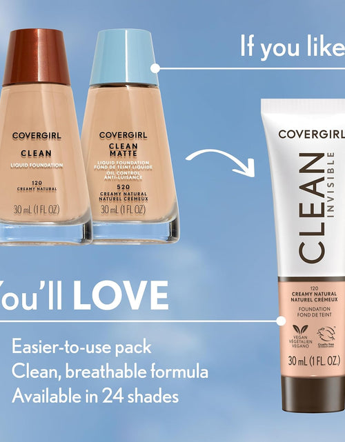 Load image into Gallery viewer, , Clean Makeup Foundation, Natural Beige, 1 Oz, 1 Count (Packaging May Vary)
