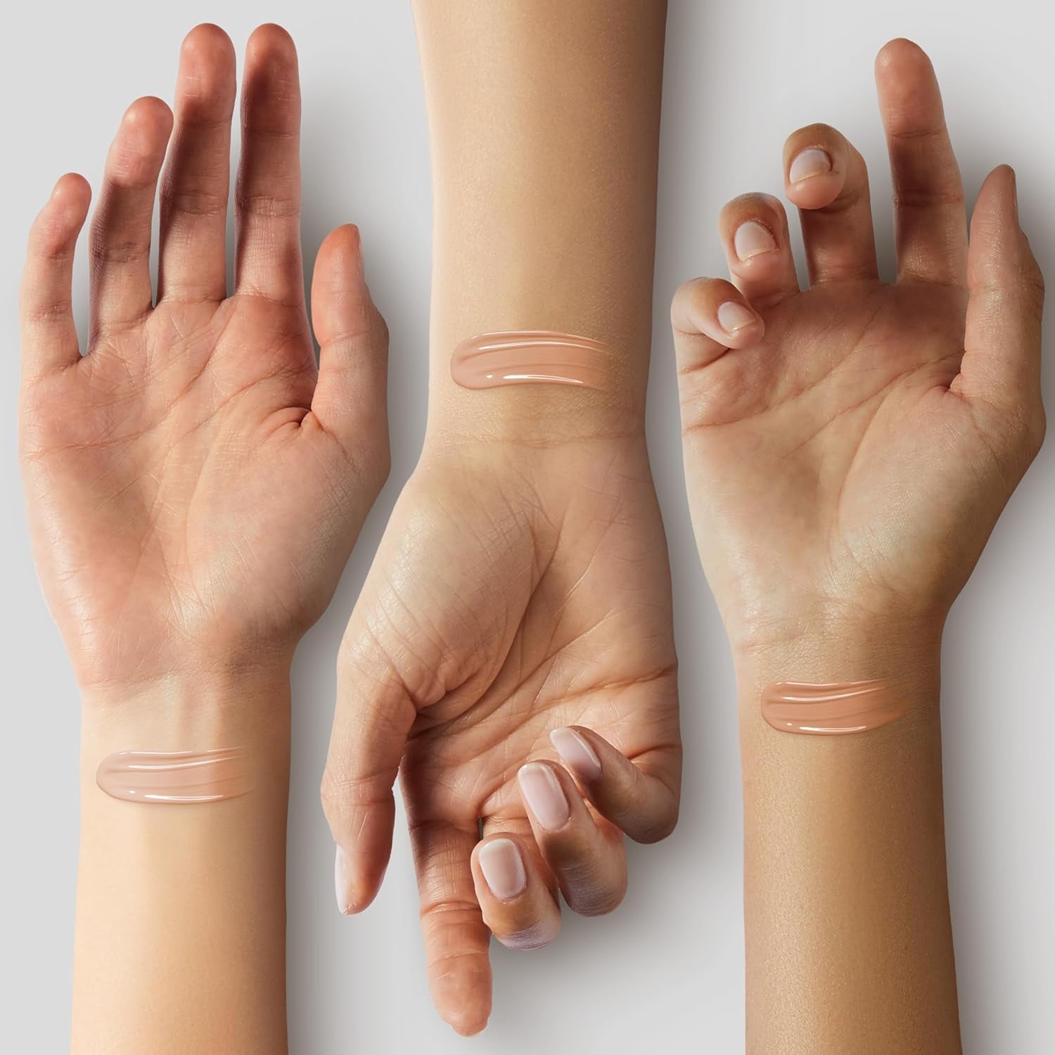 , Clean Makeup Foundation, Natural Beige, 1 Oz, 1 Count (Packaging May Vary)