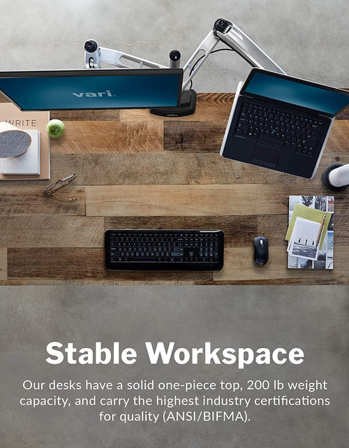 Load image into Gallery viewer, Electric Standing Desk - 60X30 desk, Adjustable Height Stand up Computer Desk - Dual Motor with Memory Presets, Stable T-Style Legs- Home Office Essentials - Reclaimed Wood

