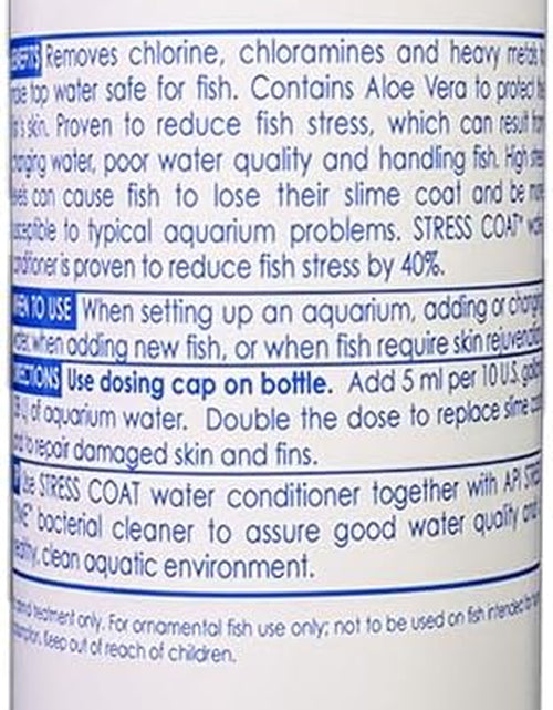 Load image into Gallery viewer, STRESS COAT Aquarium Water Conditioner 16-Ounce Bottle
