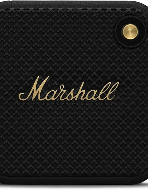 Load image into Gallery viewer, Certified Refurbished - Marshall - Willen BT Portable Speaker - Black &amp; Brass
