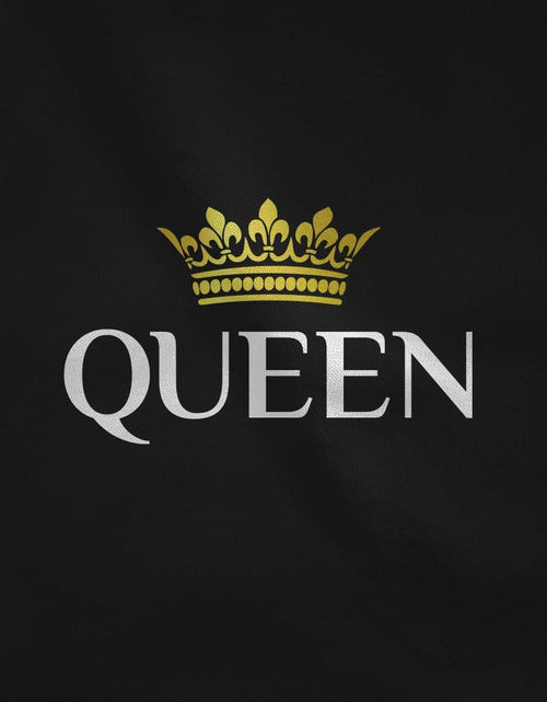 Load image into Gallery viewer, King &amp; Queen Matching Couple Hoodie Set Valentine&#39;S Day Gift His &amp; Hers Women Hoodie Women Large/Men Medium,Black
