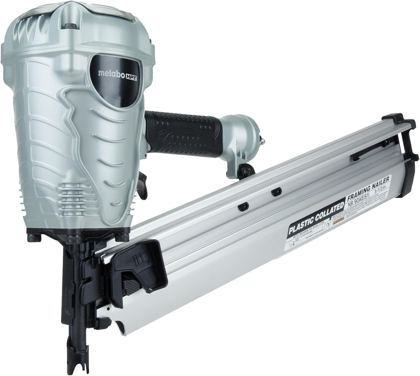 Framing Nailer, Pro-Preferred Power Nailer for Flooring, Roof Decking, and More, Lightweight 7.5 Lbs Framing Tool for 21° 2" to 3-1/2" Plastic Collated Nails, NR90AES1