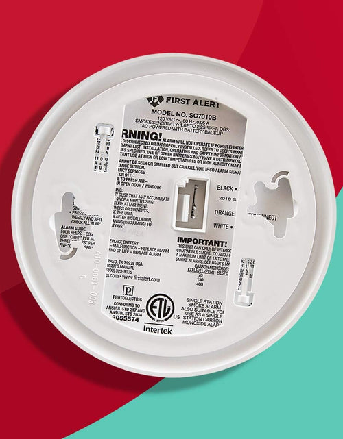 Load image into Gallery viewer, BRK SC7010B-3 Hardwired Smoke and Carbon Monoxide (CO) Detector with Battery Backup, 3-Pack
