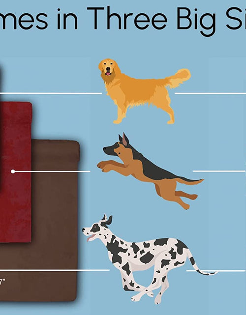Load image into Gallery viewer, Barker Beds Giant Orthopedic Dog Bed for Large Dogs - 7&quot; Thick Washable XL Mattress with Microsuede Cover - Durable Big Dog Bed - Water-Resistant, Machine Washable - Made in USA (Burgundy)

