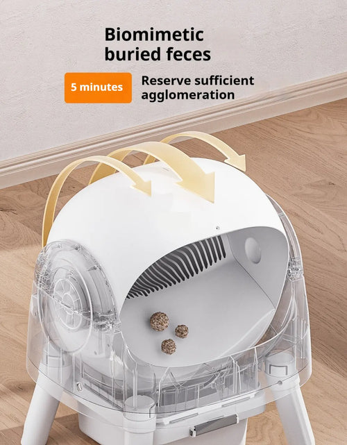 Load image into Gallery viewer, Open Automatic Self-Cleaning Litter Box (White)
